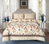 Butter Scotch Cotton Printed Bedsheet Set