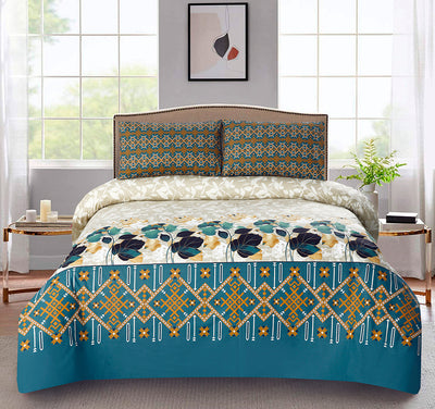 Mirage Cotton Printed Bedsheet Set