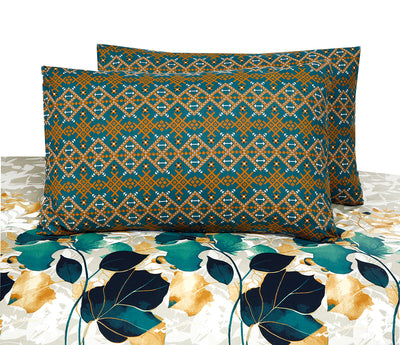 Mirage Cotton Printed Bedsheet Set