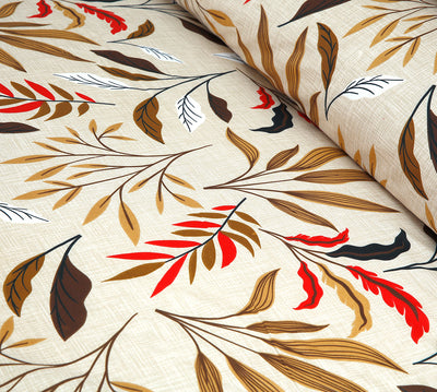 Butter Scotch Cotton Printed Bedsheet Set