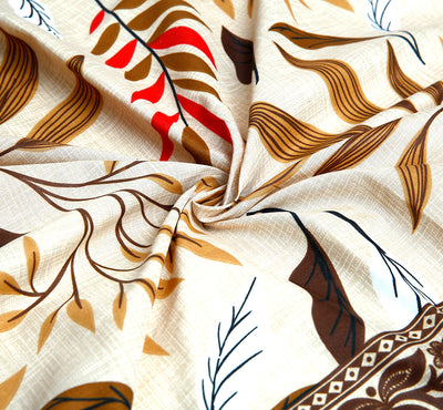 Butter Scotch Cotton Printed Bedsheet Set
