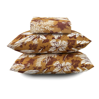 Crispy Waffer Cotton Printed Bedsheet Set