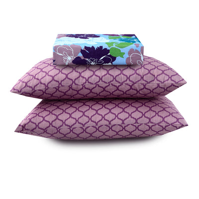 Elysian Cotton Printed Bedsheet Set