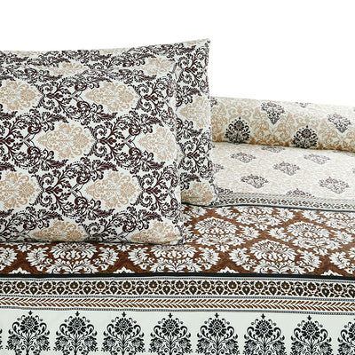 Coco Ethnic Cotton Printed Bedsheet Set