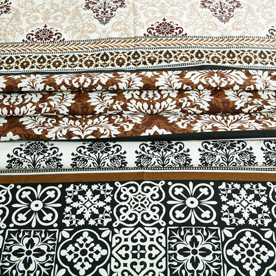 Coco Ethnic Cotton Printed Bedsheet Set