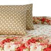 Dune Blossoms Cotton Printed Bedsheet Set