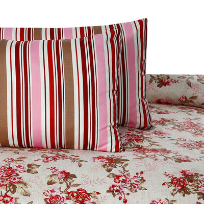Rosetta Cotton Printed Bedsheet Set