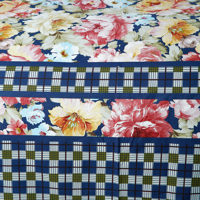 Multi Flora Cotton Printed Bedsheet Set