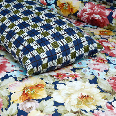 Multi Flora Cotton Printed Bedsheet Set