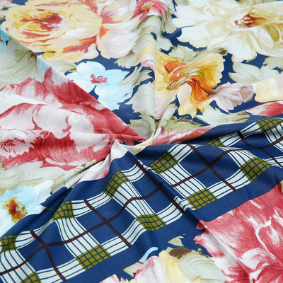 Multi Flora Cotton Printed Bedsheet Set