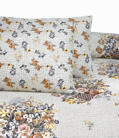 Dynasty Cotton Printed Bedsheet Set