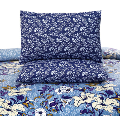 Cloudy Cotton Printed Bedsheet Set