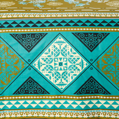 Ebony Cotton Printed Bedsheet Set