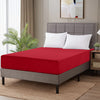 Maroon Waterproof Mattress Protector