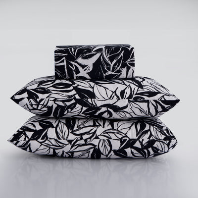 Midnight Forest 4Pcs Cotton Printed Bedsheet Set