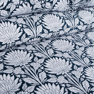Breezy Wind 4Pcs Cotton Printed Bedsheet Set