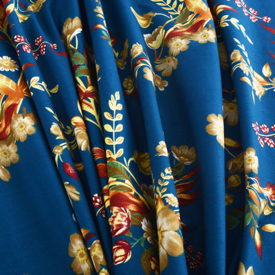 Ocean Garden 4Pcs Cotton Printed Bedsheet Set