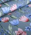 Lavender Tulips 4Pcs Cotton Printed Bedsheet Set