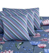 Lavender Tulips 4Pcs Cotton Printed Bedsheet Set