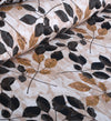 Coffee Bean 4Pcs Cotton Printed Bedsheet Set