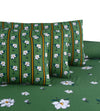 Emerald 4Pcs Cotton Printed Bedsheet Set