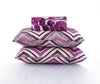 Lavender Bloom 4 Pillow Cotton Printed Bedsheet Set
