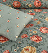 Sunkissed Comfort 4 Pillow Cotton Printed Bedsheet Set