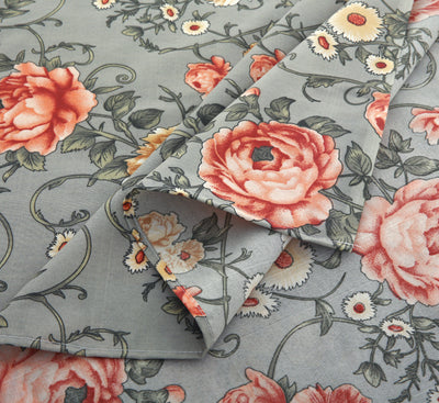 Sunkissed Comfort 4 Pillow Cotton Printed Bedsheet Set