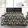 Nightingale 4 Pillow Cotton Printed Bedsheet Set