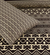Wooden Room 4 Pillow Cotton Printed Bedsheet Set