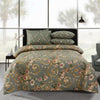 Spring Serenade 4 Pillow Cotton Printed Bedsheet Set