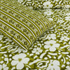 Floral Drift 4 Pillow Cotton Printed Bedsheet Set