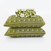 Floral Drift 4 Pillow Cotton Printed Bedsheet Set