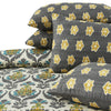 Meadow Mist 4 Pillow Cotton Printed Bedsheet Set