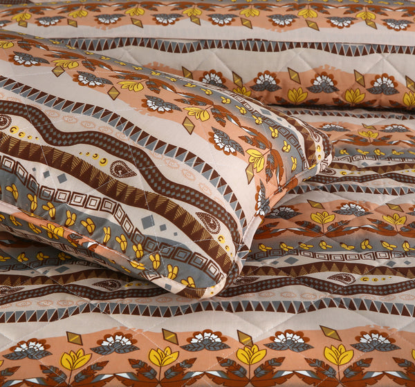 Mustard Pattern 6-Piece Comforter Set