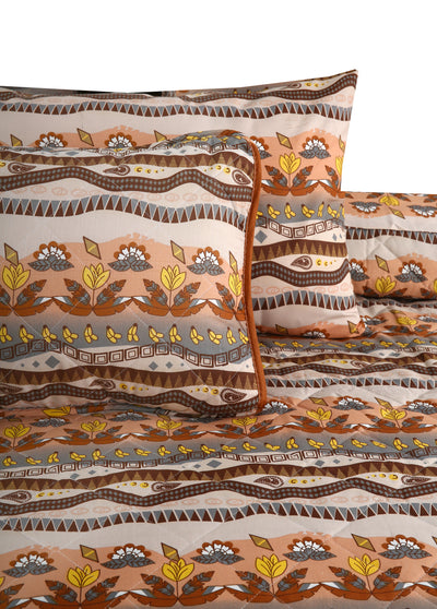 Mustard Pattern 6-Piece Comforter Set