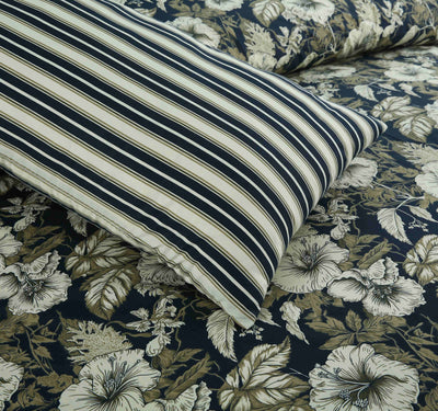 Calm Coast Cotton Printed Bedsheet Set