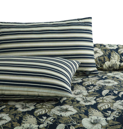 Calm Coast Cotton Printed Bedsheet Set