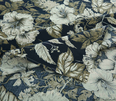 Calm Coast Cotton Printed Bedsheet Set