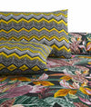 Sunny Vibes Cotton Printed Bedsheet Set