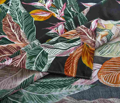 Sunny Vibes Cotton Printed Bedsheet Set