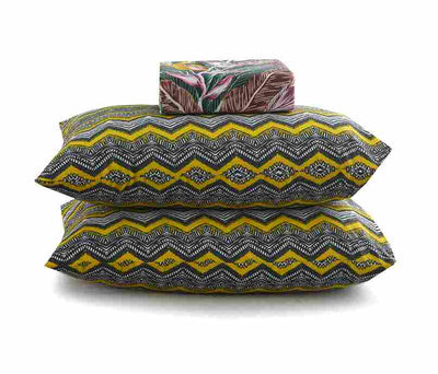 Sunny Vibes Cotton Printed Bedsheet Set