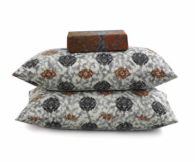 Mint Mirage Cotton Printed Bedsheet Set