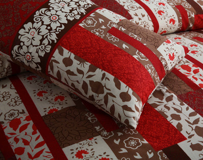 Summer Fern Cotton Printed Bedsheet Set