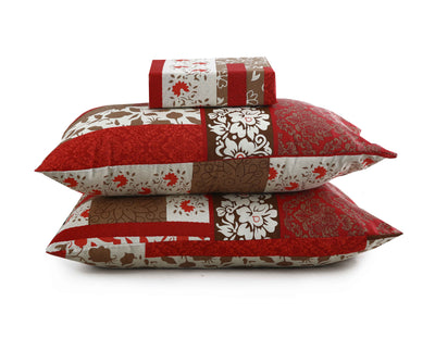 Summer Fern Cotton Printed Bedsheet Set