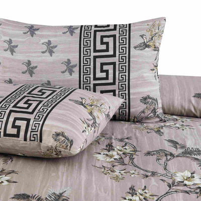 Summer Haze Cotton Printed Bedsheet Set