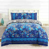 Azure Pop Cotton Printed Bedsheet Set