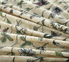 Beige Floral 4Pcs Cotton Printed Bedsheet Set