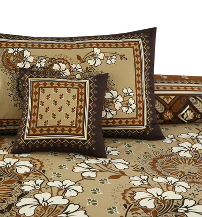 Clash Thread 4Pcs Cotton Printed Bedsheet Set