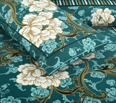 Dream Wavez 4Pcs Cotton Printed Bedsheet Set